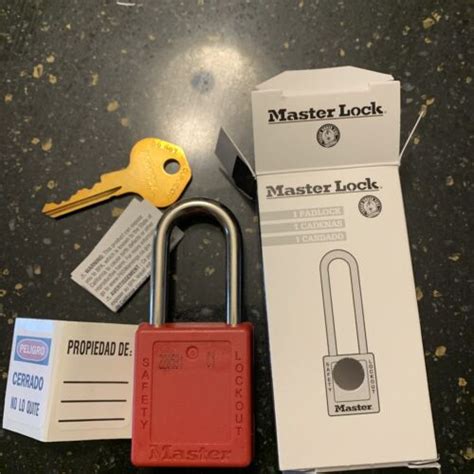 Red Master Lock 410red Lockout Tagout Safety Padlock 71649078927 Ebay