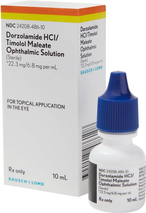 Dorzolamide Hcl Timolol Maleate Generic Ophthalmic Solution 223