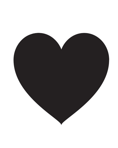 The Black Heart Clipart Best