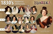 1830's headdresses and hairstyles | Historical hairstyles, Fashion ...