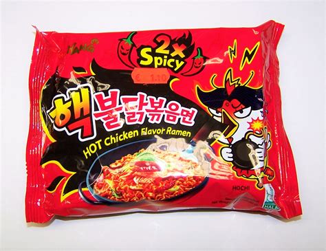 Today's lunch was provided by samyang 2x spicy hot chicken flavor ramen: Samyang - 2x SPICY HOT chicken Flavor Ramen - 140g ...