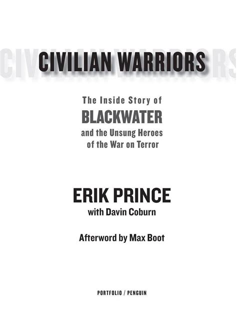 Книга Civilian Warriors The Inside Story Of Blackwater And The Unsung