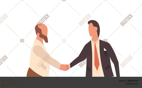 Businessmen Handshake Vector Photo Free Trial Bigstock