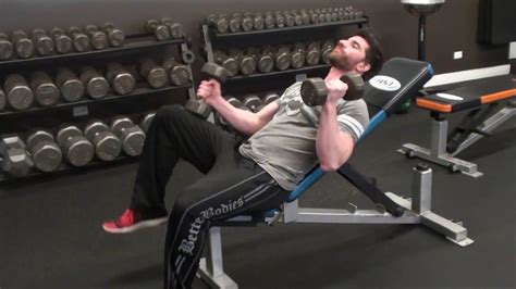 Incline Dumbbell Tricep Extension Youtube