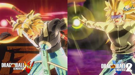 Dragon ball xenoverse revisits famous battles from the series through your custom avatar, who fights alongside trunks and many other characters. DRAGON BALL XENOVERSE 1 VS XENOVERSE 2 - Graphics ...