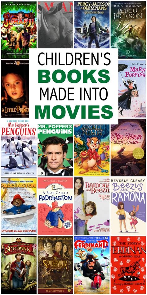 35 Children S Books Made Into Movies Artofit