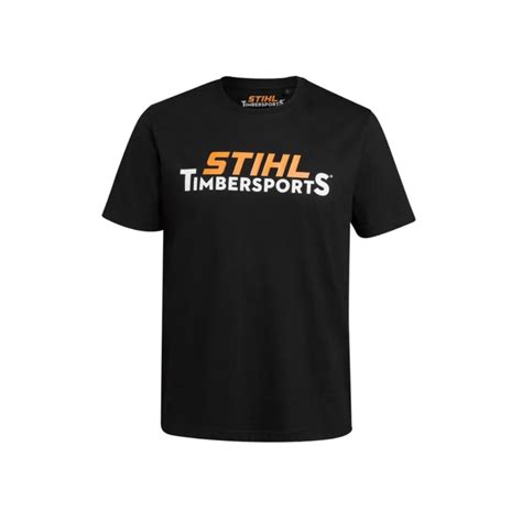 Stihl Timbersports Logo T Shirt Black Fr Jones And Son