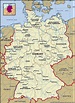 Mapa de Alemania con regiones y ciudades | Mapas de Alemania para ...