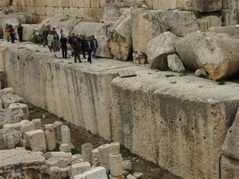 Worlds Largest Megalithic Stones At Baalbek In Lebanon Hidden Inca Tours