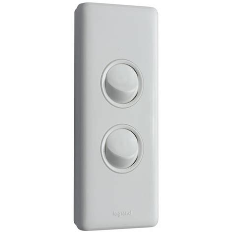 Hpm Legrand Excel Life Switches 2 Gang Switch Available In 5 Colours — Teds Lights Fans