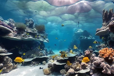 Premium Ai Image Dive Into An Underwater World Filled With Colorful