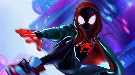Movie Spider Man Into The Spider Verse Hd Wallpaper By Tuherrus