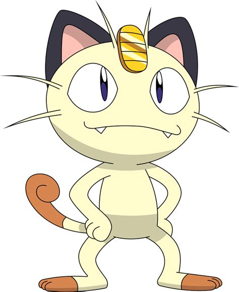 Meowth Pokemon PNG Background Image PNG Mart