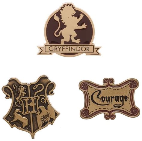 Harry Potter Gryffindor Lapel Pin Set Mens At Mighty Ape Nz