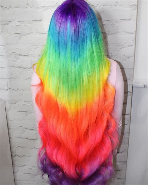 Amazing Rainbow Hair Using Unicornhair In Pony Anime