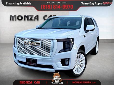 2021 Gmc Yukon Denali Summit White With 21636 Miles Available Now