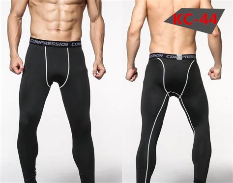 hot offer 2018 joggers men compression pants tights casual bodybuilding man trousers brand
