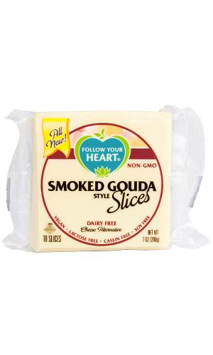 Dairy Free Smoked Gouda Slices Follow Your Heart Smoked Gouda