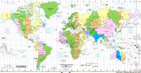 Mapa Zonas Horarias Mundial Hora Actual Y Huso Horario