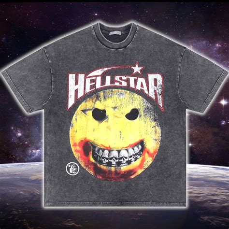 Hellstar Sun Graphic T Shirt Etsy