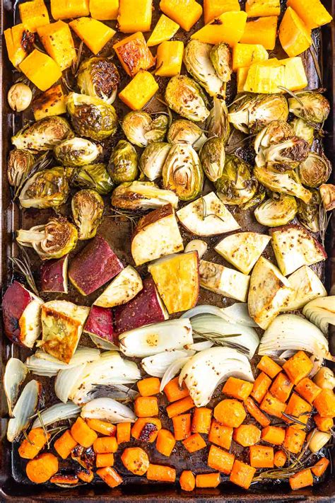 Oven Roasted Vegetables With Maple Mustard Sauce Boulder Locavore