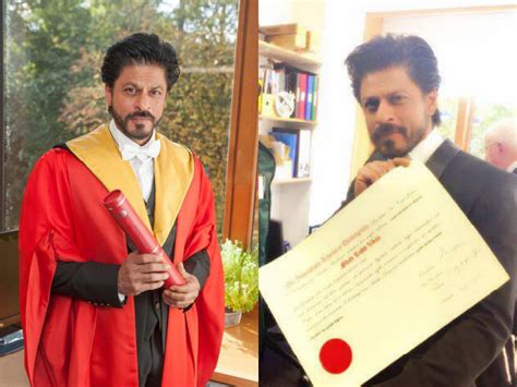 shahrukh khan receives his doctorate degree at the university of edinburgh shahrukh life