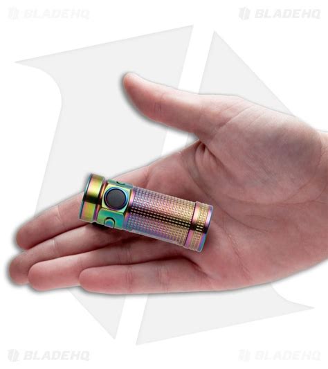 Olight Smini Baton Rainbow Pvd Titanium Flashlight Cree Xm L2 Led 550