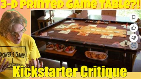 Stagetop The 3d Printed Gaming Table Kickstarter Critique Review