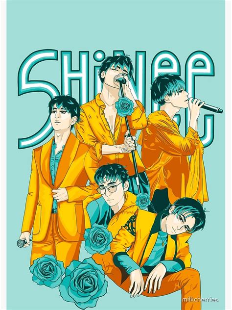 Shinee Anime Style Poster For Sale By Milkcherries Redbubble