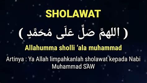 Sholawat Allahumma Sholli Ala Muhammad Full Lirik Arab Dan Terjemahan