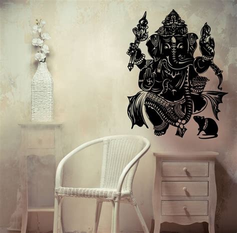 Vinyl Decal Ganesha God Hindu Hinduism India Indian Unique Wall Decor