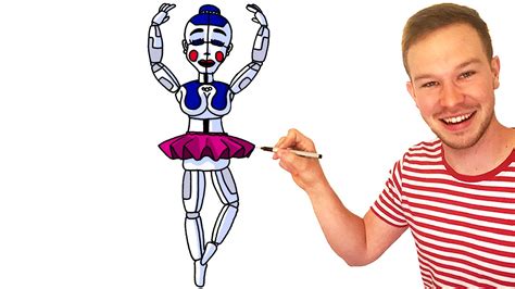 How To Draw Ballora From Fnaf Sister Location Youtube