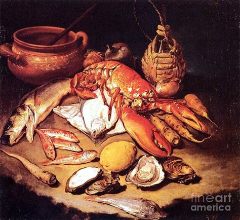 Still Life Marine Life Painting By Pg Reproductions