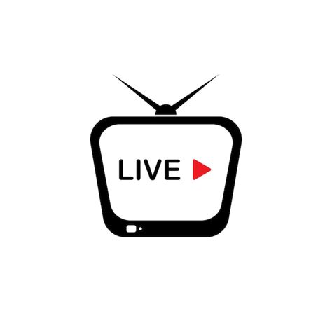 Premium Vector Tv Television Logo Live Streaming Design