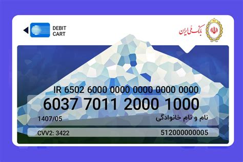 فایل لایه باز کارت بانک ملی کد 7303