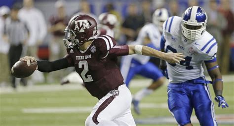 Chick Fil A Bowl Johnny Manziel Leads Texas Aandm To Wild 52 48 Victory