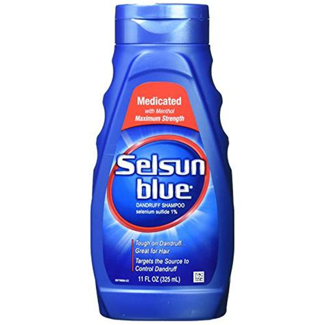 Selsun Blue Medicated Maximum Strength Dandruff Shampoo 11 Ounce