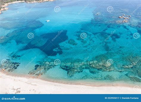 Tropical Looking Beach Of Liscia Ruja Porto Cervo Arzachena Sardinia