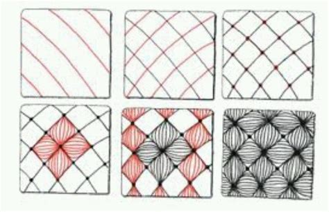 Easy zentangle patterns for beginners step by step instructions from the experts! zentangle patterns step by step - Google Search | Zentangle Ideas for Someday | Pinterest ...