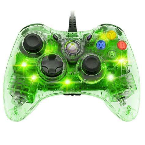 Pdp Afterglow Wired Controller For Xbox 360 Green Microsoftxbox