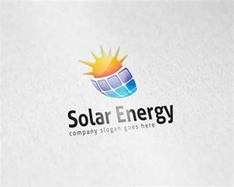 Solar Energy Logo Creative Logo Templates Creative Market