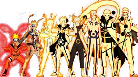 Uzumaki Naruto Characters Evolution Formsall Jutsu Naruto Shippuden