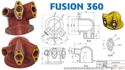 Fusion 360 Tutorial 17 3d Model Basic Youtube