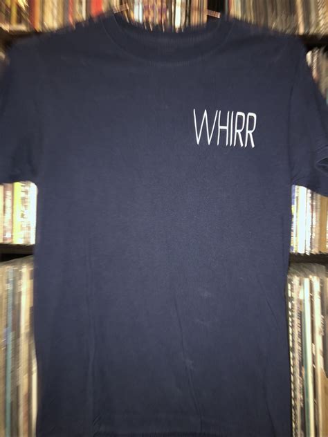 Whirr Band Shirt Sway Blue Original Design Sz S Shoegaze Nothing