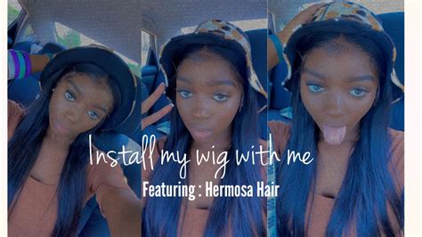 Frontal Wig Install My Brother Does The Voiceover Ft Hermosa Hair
