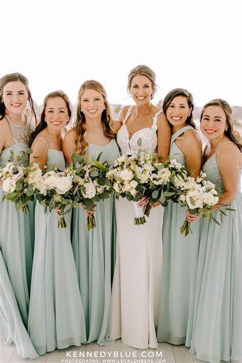 Seaglass Bridesmaid Dresses By Kennedy Blue Pale Blue Bridesmaid