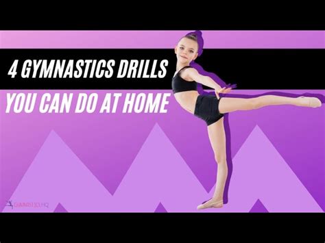 4 Gymnastics Drills You Can Do At Home My Fitness Corner