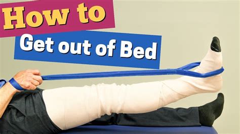 Getting Out Of Bed After Shoulder Hip Or Knee Replacement Or Surgery