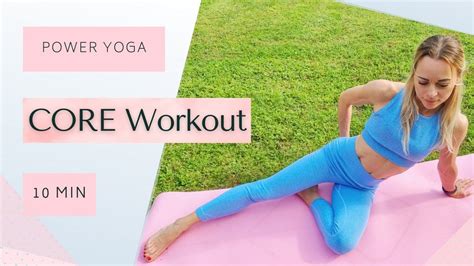 Power Yoga CORE WORKOUT 10 MIN Power Joga Trening Brzucha 10 Min