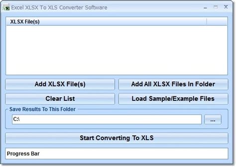 You can also send a link to the xls file to your email address. Excel XLSX To XLS Converter Software Free Download and Review